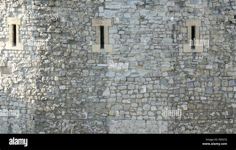 Close up of a medieval castle stone wall Stock Photo - Alamy