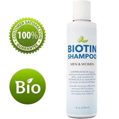 All Natural Biotin Hair Growth Shampoo With Anti Dandruff Benefits