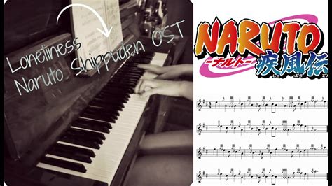 Loneliness Naruto Shippuden OST Piano Cover YouTube