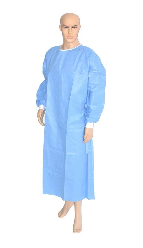 Hot Sale Sms Nonwoven Disposable Sterile Reinforced Surgical Gown