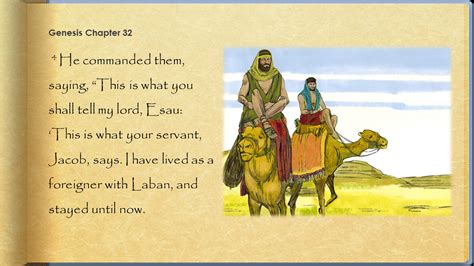 Genesis 32 - Jacob wrestled with God - PnC Bible Reading - Illustrated ...