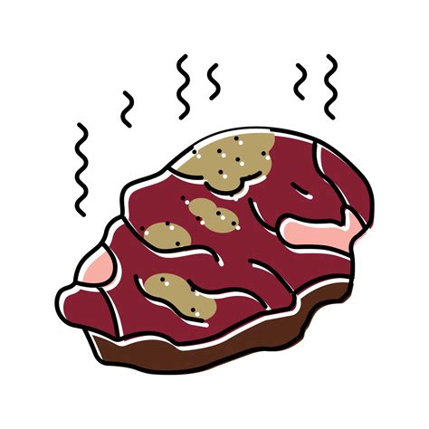 meat rotten food color icon vector illustration 21162929 Vector Art at Vecteezy