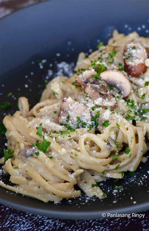 Truffle Mushroom Pasta Panlasang Pinoy Chefnona