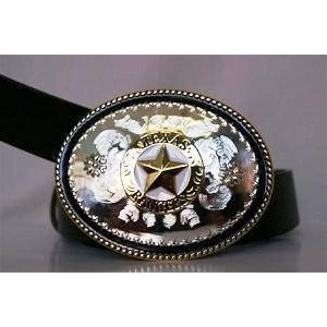 Texas Ranger Star Belt Buckle