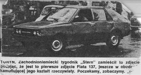 FIAT 137 Fiat First Photo Photo