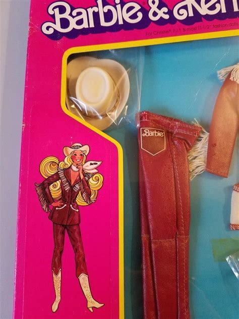 Vintage 1981 Barbie & Ken Western Fashions Barbies Outfit #3579 new on ...