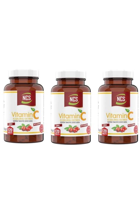 Ncs Vitamin C Mg Kutu Tablet Beta Glukan Inko Ku Burnu Idefix