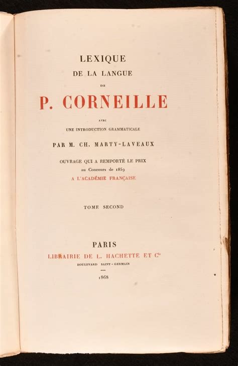 BIBLIO Les Grand Ecrivains De La France Oeuvres De P Corneille By