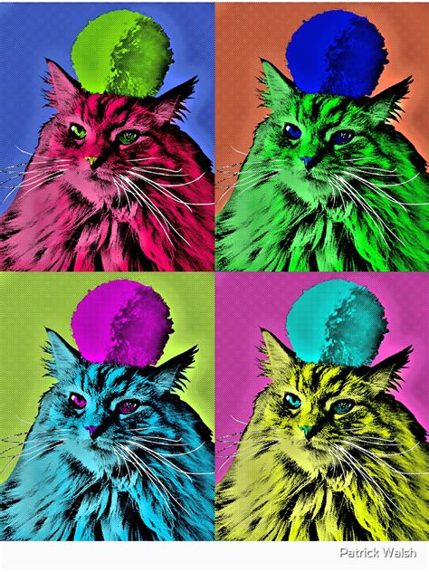 "Andy Warhol Cat" T-shirt by FeiLongEX | Redbubble