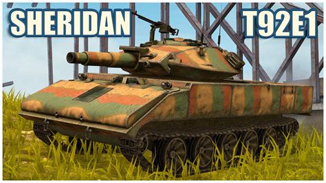 XM551 Sheridan T92E1 WoT Blitz Gameplay YouTube