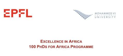 Funded Epfl Um P Excellence In Africa Phds For African