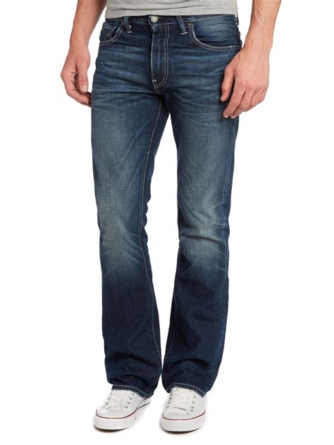 Levis Denim 527 Low Bootcut Jean 30 34 Inseam In Denim Blue For