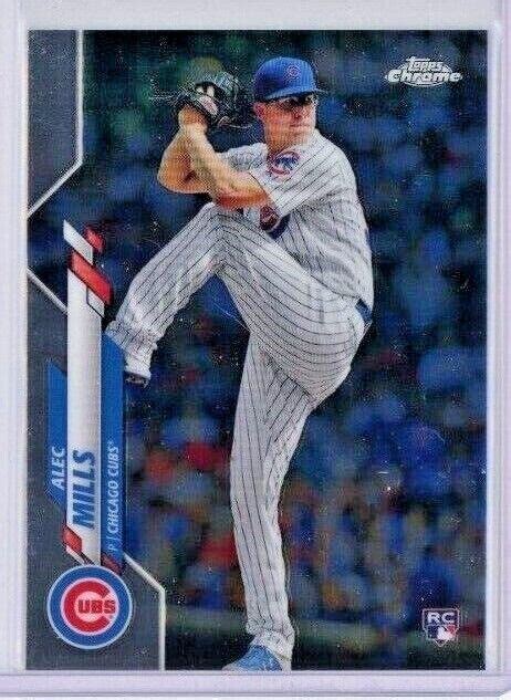 2020 Topps Chrome Update U 7 Alec Mills Rookie RC Chicago Cubs