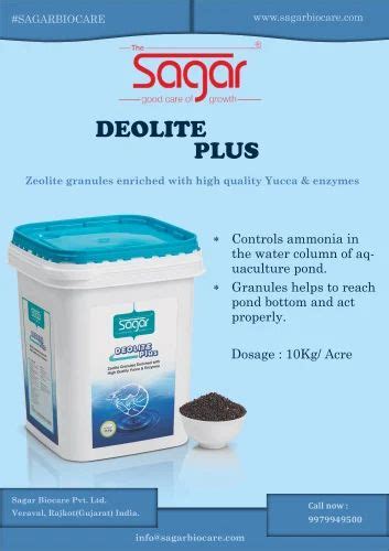 For Aquaculture Deolite Plus Zeolite Granules 20 Kg At 40 Kg In Rajkot