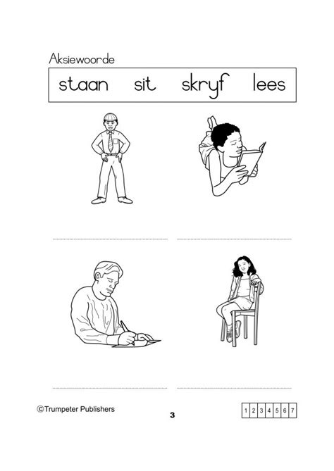 Grade 1 Afrikaans Worksheets