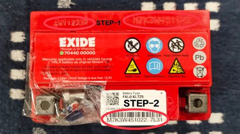 Exide Battery Manufacturing Date Code Check Using Serial Number In