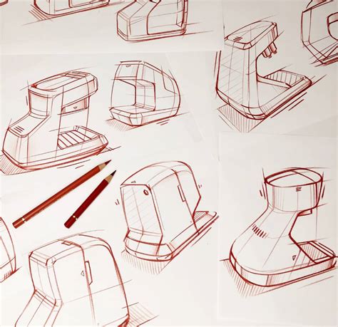 Sketches Illustrations Part On Behance Design De Produto