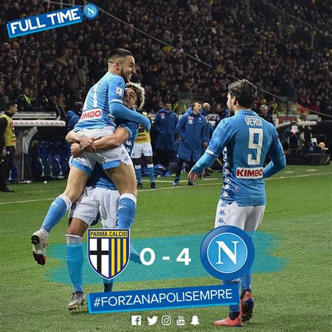 Il Napoli Travolge Il Parma In Vista Del Match Casalingo Con La