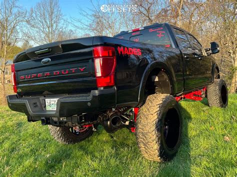 2020 Ford F 250 Super Duty With 24x14 76 Tis 544bmr And 40 15 5r24 Fuel Mud Gripper And