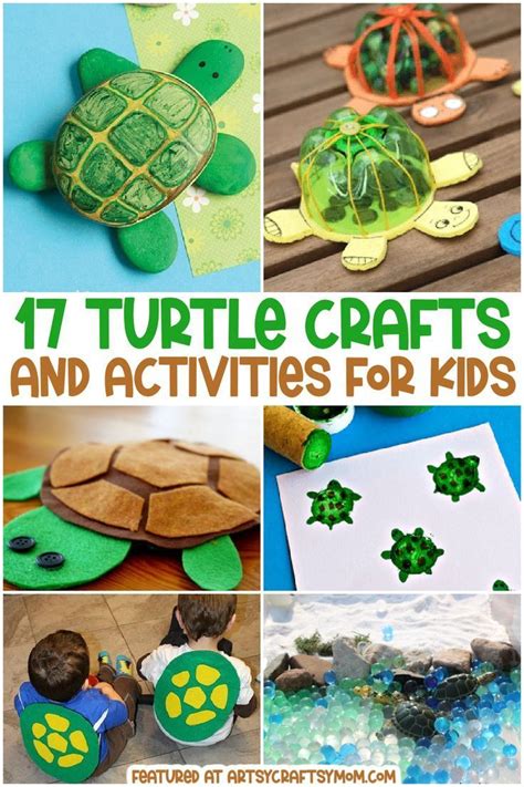 17 Adorable Turtle Crafts And Activities For Kids Turtle Crafts