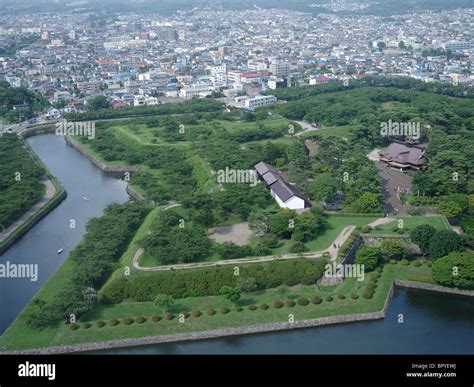Aerial View Of Goryokaku Park Hi Res Stock Photography And Images Alamy