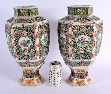 At Auction A Rare Large Pair Of Th Th Century Chinese Reticulated