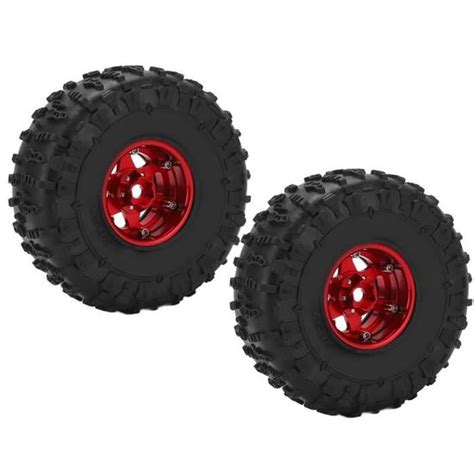 TMISHION roues sur chenilles RC pour Axial SCX10 2 pièces 1 9in