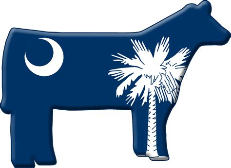 Download Dhc Sc Livestock Stickers South Carolina State Flag Clipartkey