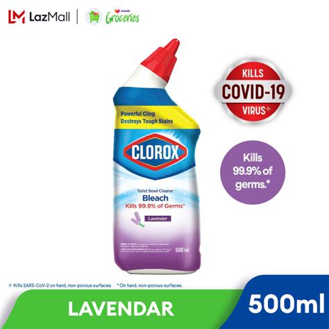 Clorox Toilet Bowl Cleaner Bleach Lavender 500ml Lazada