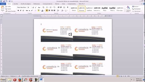 Como Hacer Tarjetas De Presentacion En Word Con Imagenes Yuwie