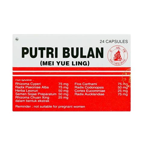 Jual Mandjur Mei Yue Ling Putri Bulan Obat Herbal Di Seller Apotek