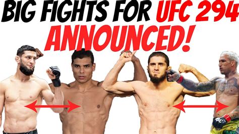 CRAZY NEWS Islam Makhachev Vs Charles Oliveira 2 Khamzat Chimaev Vs