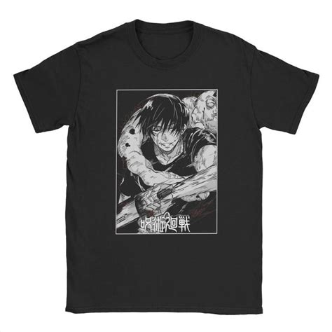 T Shirt Jujutsu Kaisen Toji Fushiguro Oversized Black T Shirt T