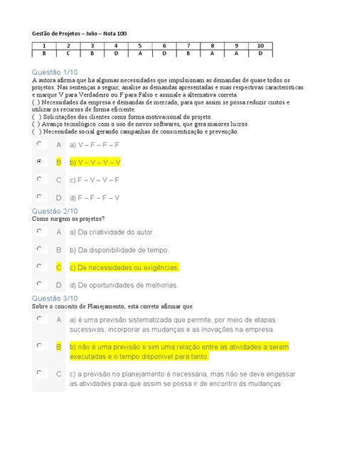 Pdf Apol Gest O De Projetos Gti Nota Dokumen Tips