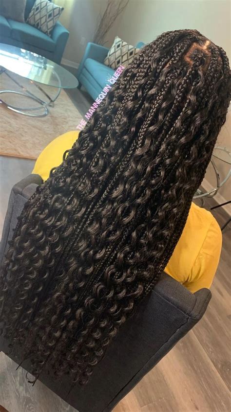 Boho Knotless Braids Protective Hairstyles Braids Big Box Braids