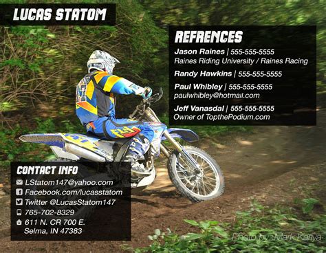 Motocross Resume Template 10 Motocross Sponsorship Resume Template