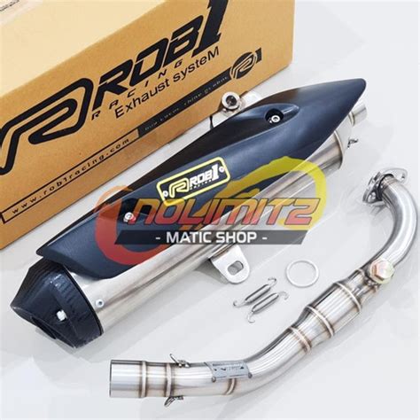 Jual Knalpot Standar Racing Power Boom Rob Bore Up Cup V Nmax Old