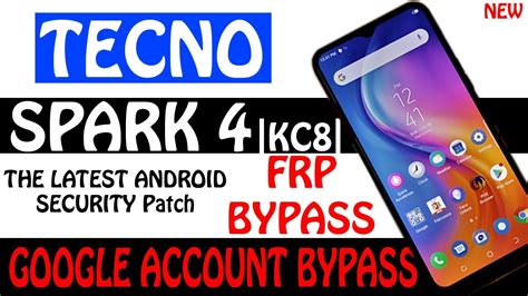 Bypass Google Account Tecno Spark Frp Bypass Tecno Kc May New