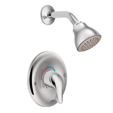 Moen Chateau Bulk Packed Posi Temp 1 Handle Shower Faucet Trim Kit In Chrome Valve Not Included