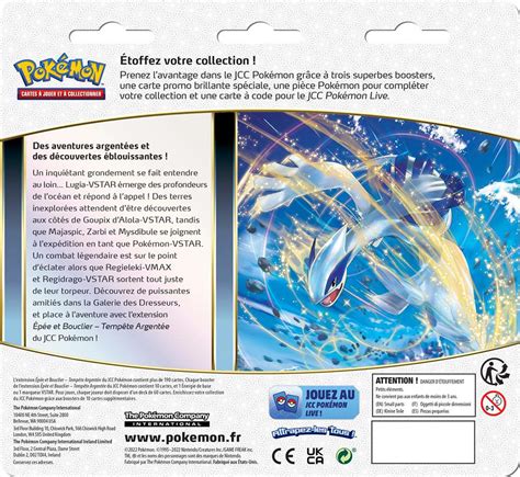 Pokémon EB12 Pack 3 boosters Tempête Argentée Master Yeti