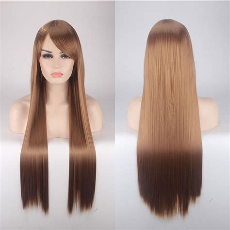 Jual K026 Wig Base Lurus 80 Cm Wanita Cosplay Rambut Palsu Daily Lolita