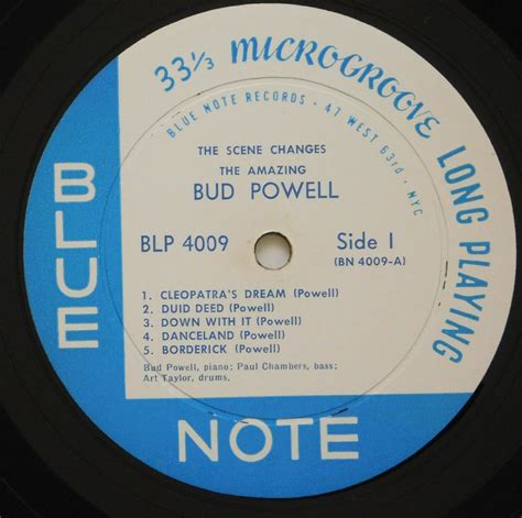 Popsike The Amazing Bud Powell The Scene Changes Vol Blue Note