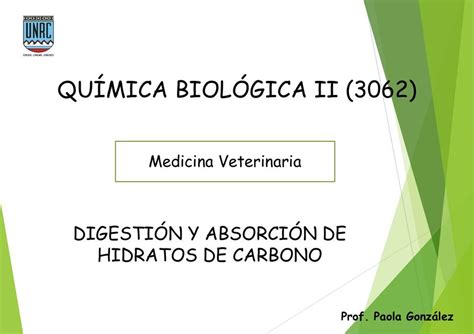 Digestión y Absorción de Hidratos de Carbono María José majo uDocz