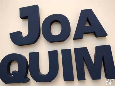 LETRAS EM MDF JOAQUIM Elo7 Produtos Especiais