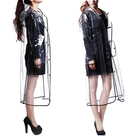 Aliexpress.com : Buy Clear Raincoat Men Women Rainwear Runway ...