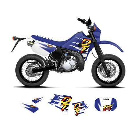 1997 Replica Series Graphics Kit For Yamaha DT 125 TMX Graphics