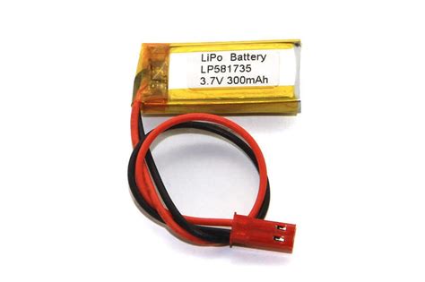 Lipo Battery 3 7V LP581735 300mAh Thin Batteries Lipolybatteries