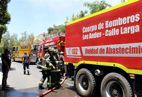 Andes on line Incendio consumió casona en faldeo del Cerro de La