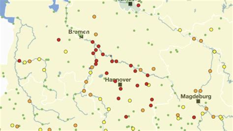 Hochwasser In Deutschland Karten Zeigen Warnungen Und Pegelst Nde