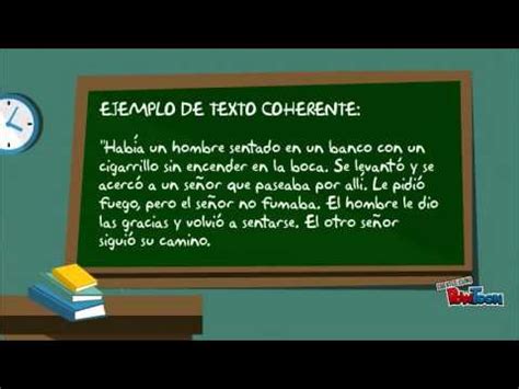 COHERENCIA Y COHESIÓN TEXTUAL YouTube